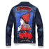 Fashion Basic Print Denim Coats Slim Men's Denim Jacket